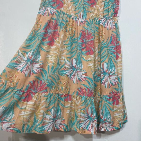 Hurly Tank Top Floral Spaghetti Strap Mini Dress Size Extra Large - Picture 8 of 15